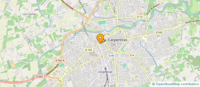 localisation de l'entreprise SCI LAURE  CARPENTRAS