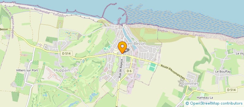 localisation de l'entreprise SCI LAURE  PORT-EN-BESSIN-HUPPAIN