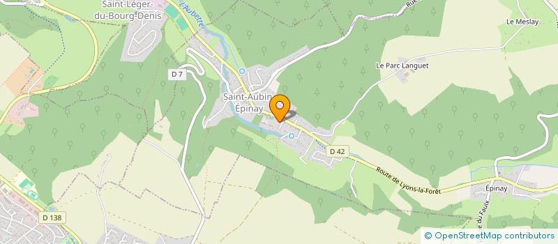 localisation de l'entreprise SCI LAURE  SAINT-AUBIN-EPINAY