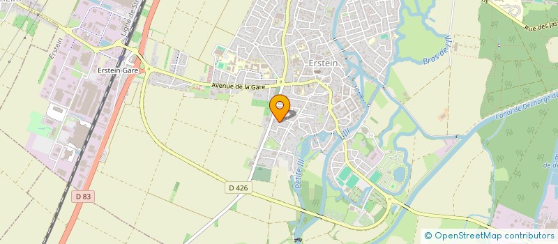 localisation de l'entreprise SCI LAURE. B  ERSTEIN