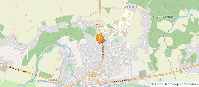 localisation de l'entreprise SCI LAUREC  COULOMMIERS