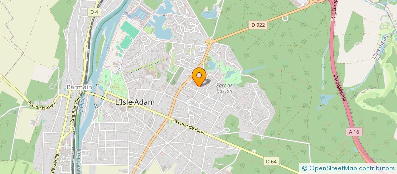 localisation de l'entreprise SCI LAURECILE  L'ISLE-ADAM