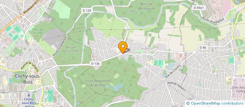 localisation de l'entreprise SCI LAUREDEN  COUBRON