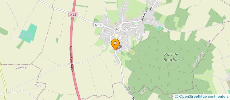 localisation de l'entreprise SCI LAUREIS  BOURLON