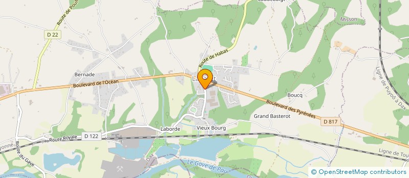 localisation de l'entreprise SCI LAUREJAC  LABATUT