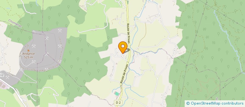 localisation de l'entreprise SCI LAURELIE  CHOMERAC