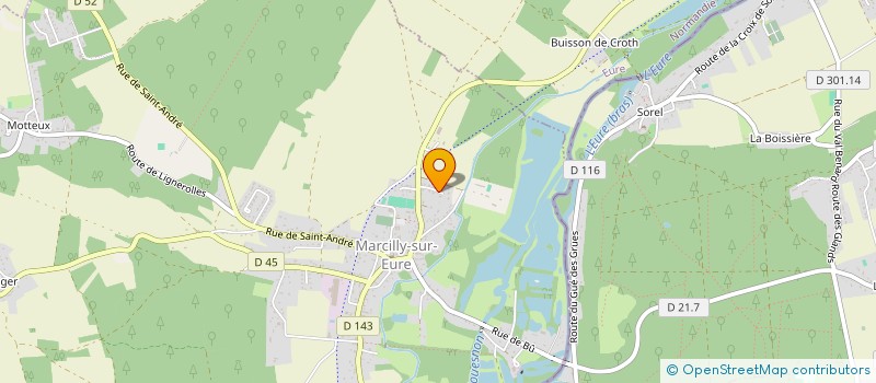 localisation de l'entreprise SCI LAURELIE  MARCILLY-SUR-EURE