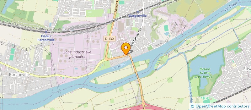 localisation de l'entreprise SCI LAURELINE  GARGENVILLE