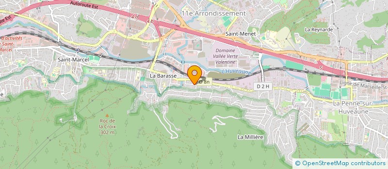 localisation de l'entreprise SCI LAUREM à MARSEILLE 11EME