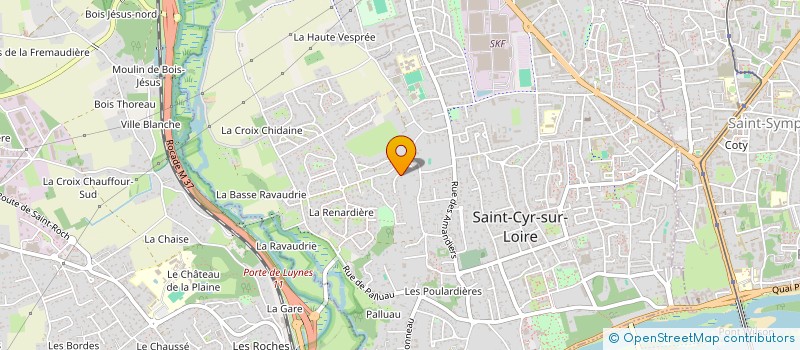 localisation de l'entreprise SCI LAUREM à SAINT-CYR-SUR-LOIRE