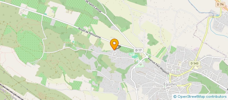 localisation de l'entreprise SCI LAUREMA  EGUILLES