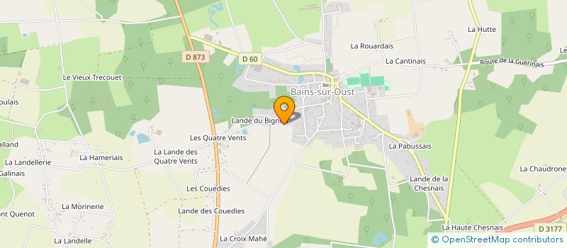 localisation de l'entreprise SCI LAUREMARY  BAINS-SUR-OUST