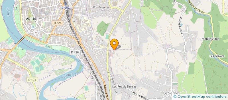 localisation de l'entreprise SCI LAUREMBOURLE CHARBONIER  LE VERNET