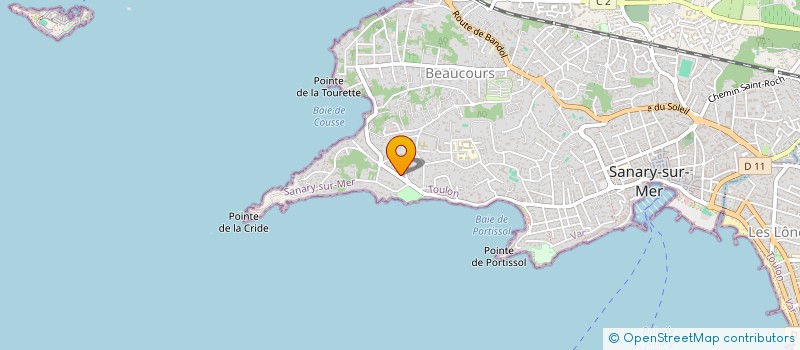 localisation de l'entreprise SCI LAURENA à SANARY-SUR-MER