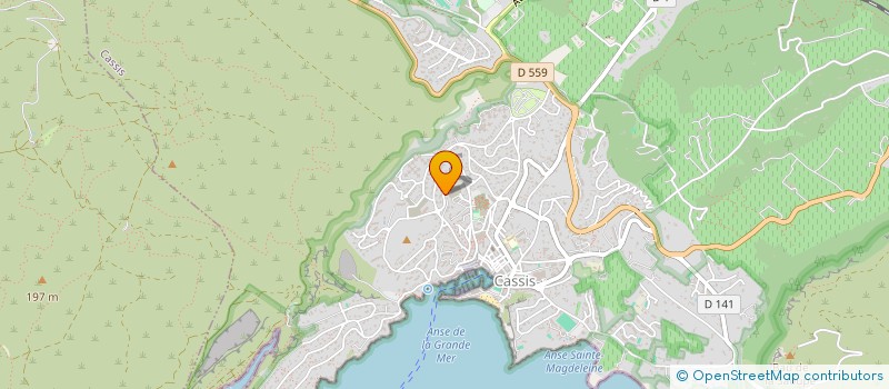 localisation de l'entreprise SCI LAURENCE à CASSIS