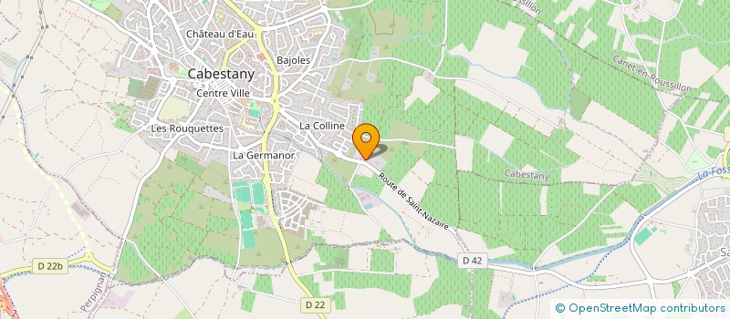 localisation de l'entreprise SCI LAURENCE  CABESTANY