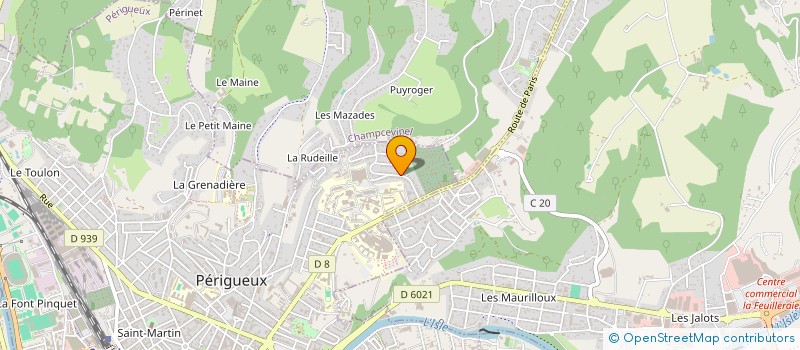 localisation de l'entreprise SCI LAURENCE à PERIGUEUX