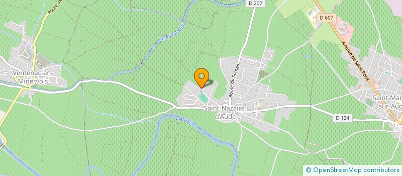 localisation de l'entreprise SCI LAURENCE  SAINT-NAZAIRE-D'AUDE