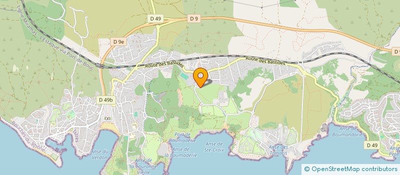 localisation de l'entreprise SCI LAURENCE  MARTIGUES