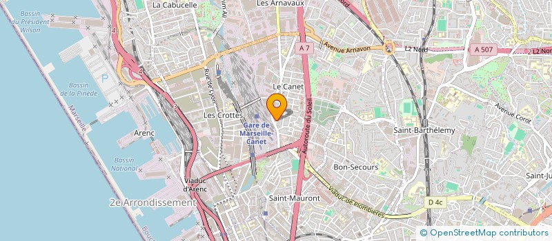 localisation de l'entreprise SCI LAURENCE à MARSEILLE