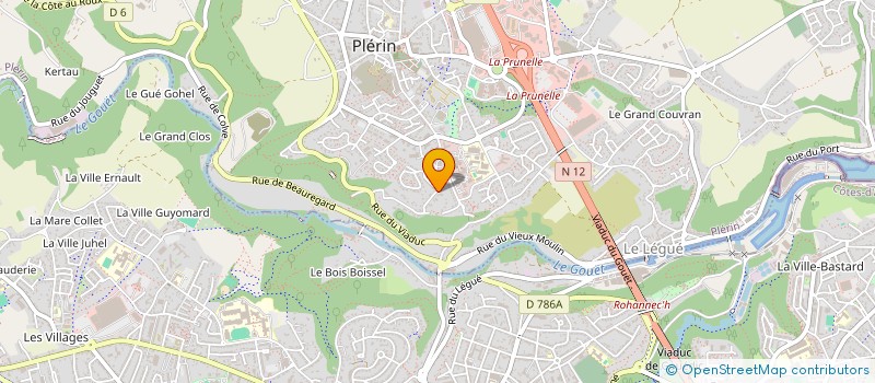 localisation de l'entreprise SCI LAURENCE  PLERIN