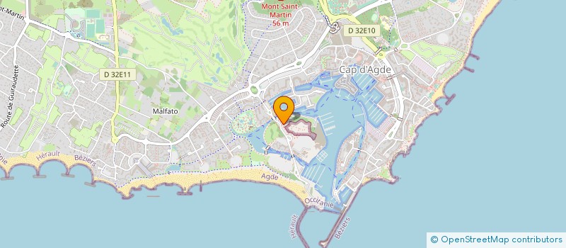 localisation de l'entreprise SCI LAURENCE  AGDE