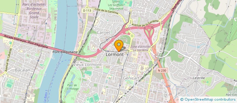 localisation de l'entreprise SCI LAURENCE  LORMONT