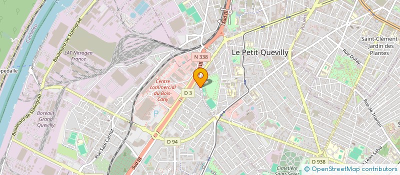 localisation de l'entreprise SCI LAURENCE FAMILY  LE GRAND-QUEVILLY