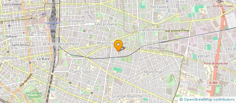 localisation de l'entreprise SCI LAURENCY  LYON