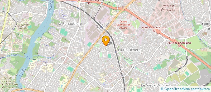 localisation de l'entreprise SCI LAURENDEAU & LENIS à NANTES