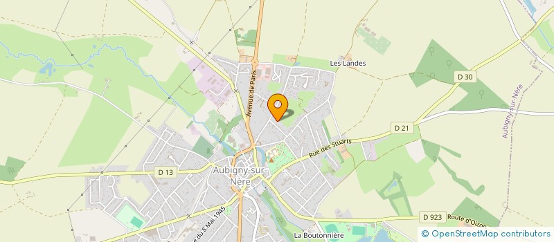 localisation de l'entreprise SCI LAURENSON  AUBIGNY-SUR-NERE