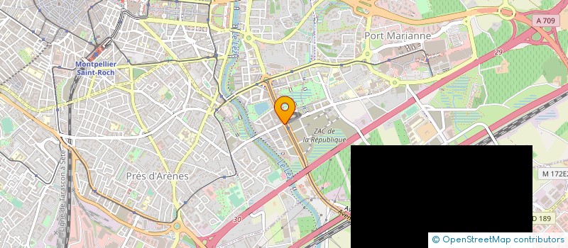 localisation de l'entreprise SCI LAURENT à MONTPELLIER