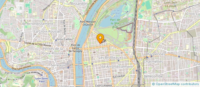 localisation de l'entreprise SCI LAURENT  LYON 6EME