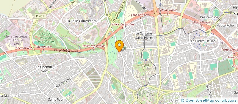 localisation de l'entreprise SCI LAURENT à CAEN