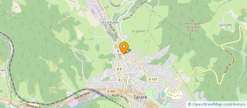 localisation de l'entreprise SCI LAURENT  TARARE