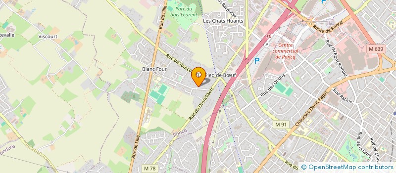 localisation de l'entreprise SCI LAURENT à RONCQ