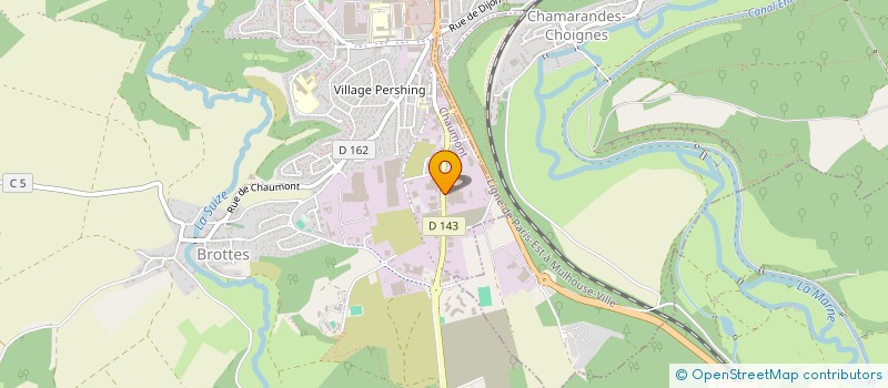 localisation de l'entreprise SCI LAURENT à CHAUMONT