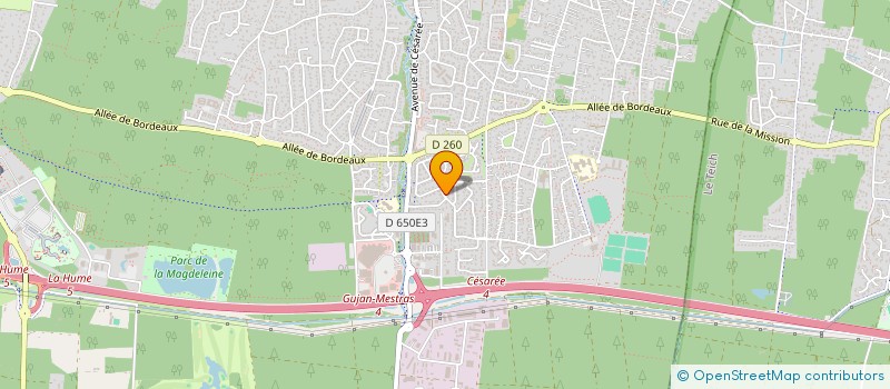 localisation de l'entreprise SCI LAURENT à GUJAN-MESTRAS