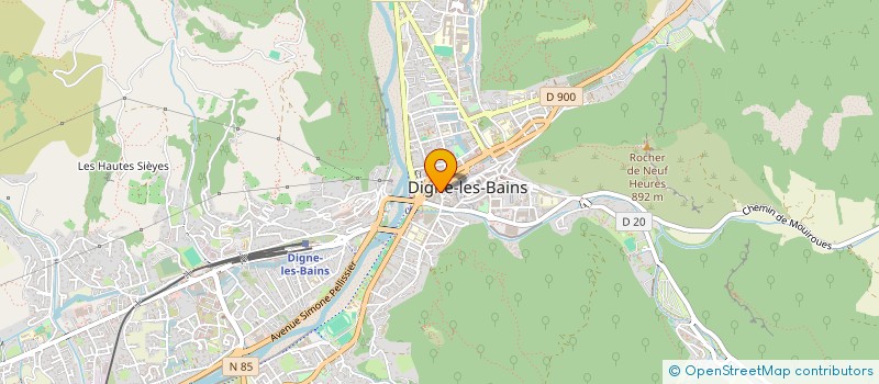 localisation de l'entreprise SCI LAURENT à DIGNE-LES-BAINS