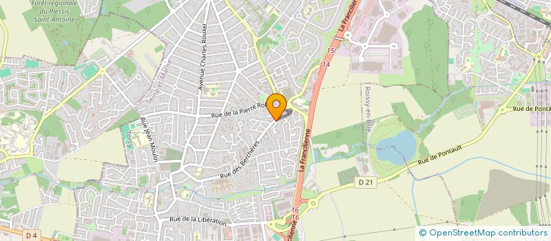 localisation de l'entreprise SCI LAURENT à PONTAULT-COMBAULT