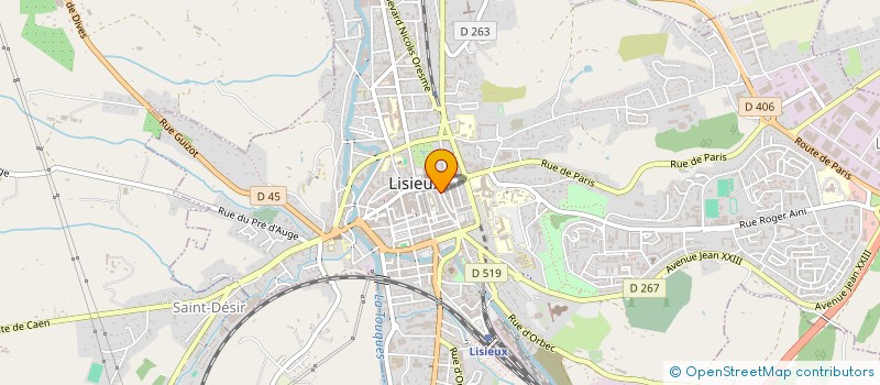 localisation de l'entreprise SCI LAURENT à LISIEUX