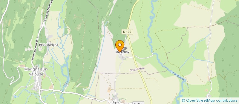 localisation de l'entreprise SCI LAURENT  CHAMBERIA