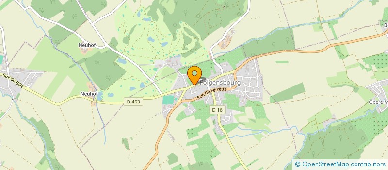 localisation de l'entreprise SCI LAURENT 75  FOLGENSBOURG