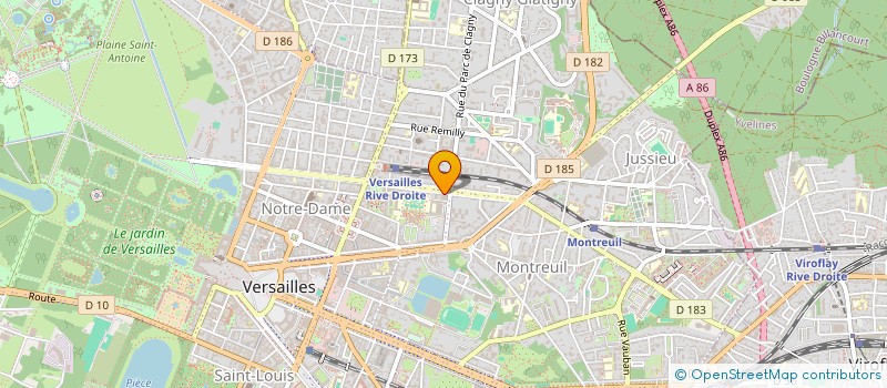 localisation de l'entreprise SCI LAURENT à VERSAILLES