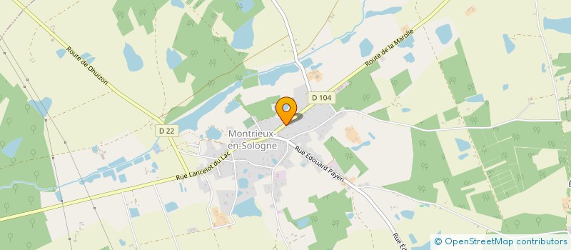 localisation de l'entreprise SCI LAURENT  MONTRIEUX-EN-SOLOGNE