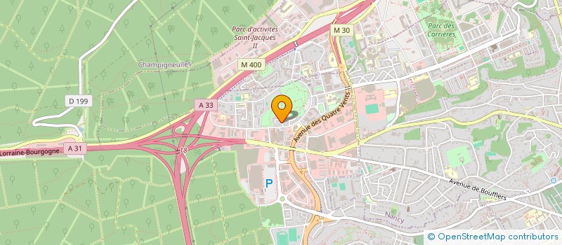 localisation de l'entreprise SCI LAURENT  LAXOU