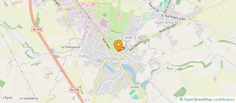 localisation de l'entreprise SCI LAURENT  TORIGNY-LES-VILLES