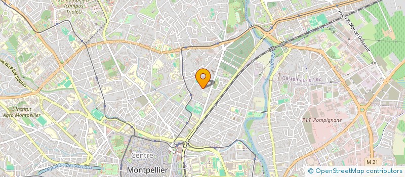 localisation de l'entreprise SCI LAURENT à MONTPELLIER