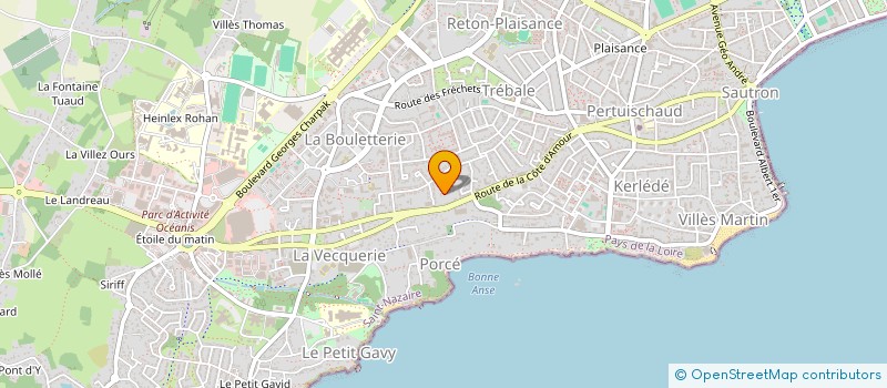 localisation de l'entreprise SCI LAURENT AND CO  SAINT-NAZAIRE