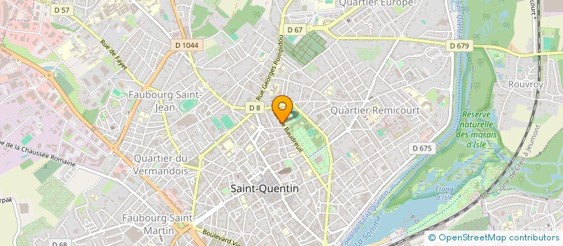 localisation de l'entreprise SCI LAURENT DE LYONNE  SAINT-QUENTIN